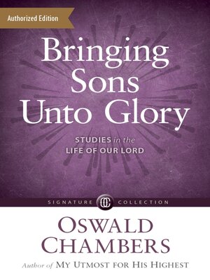 cover image of Bringing Sons Unto Glory